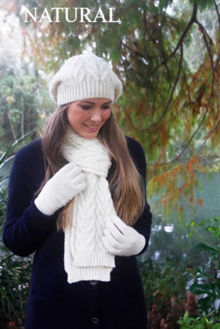 Alpaca Cable Beanie image 0